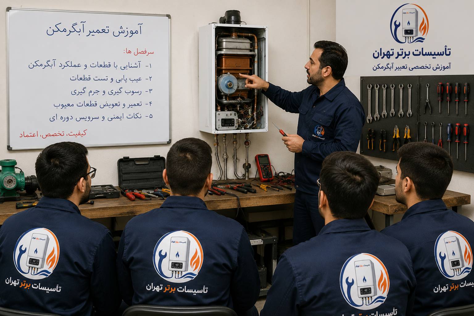 سرویس کامل آبگرمکن در تهران